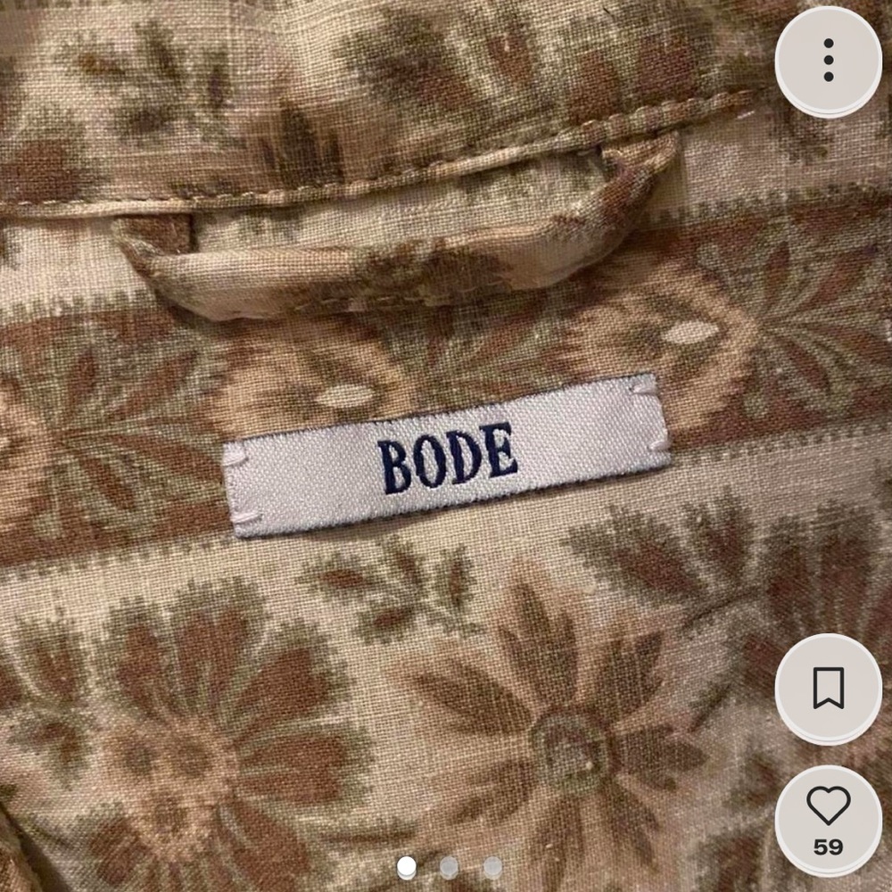 Bode button down, size medium
